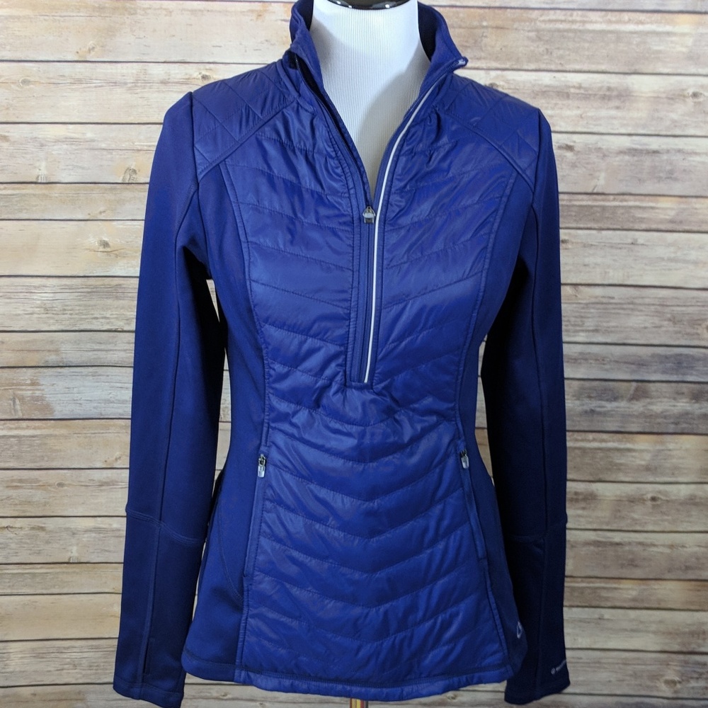 Champion Duo Dry Running Pullover Quilted Jacket